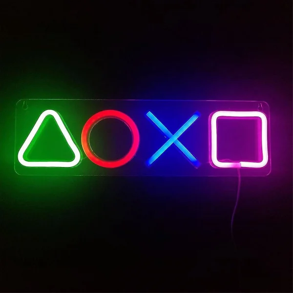 Letreiro de Led do Playstation Icons Light