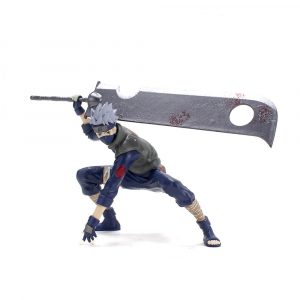 Boneco Kakashi com espada do Zabuza