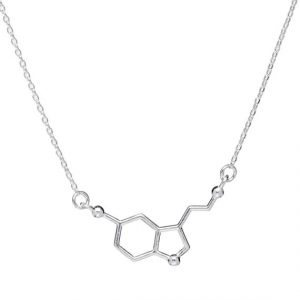 Colar Molécula de Serotonina