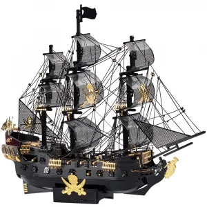 Navio Perola Negra de Metal - Quebra-cabeças 3D